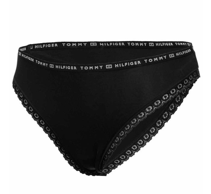Tommy Hilfiger 3Pack tangá nohavičky UW0UW02825 Black