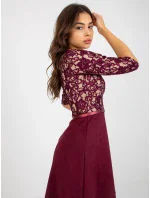 Dámské šaty LK SK model 21884456 fialové - Lakerta