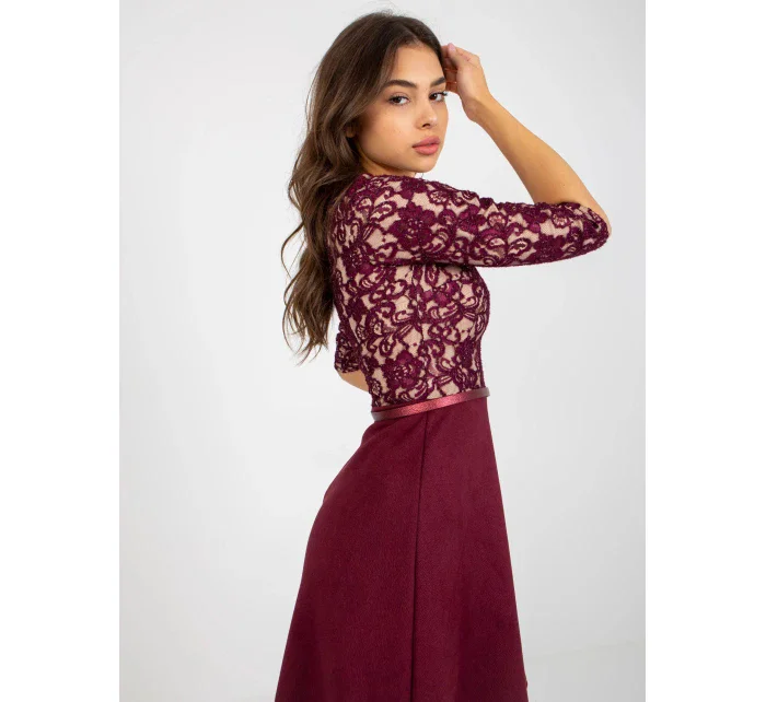 Dámské šaty LK SK model 21884456 fialové - Lakerta