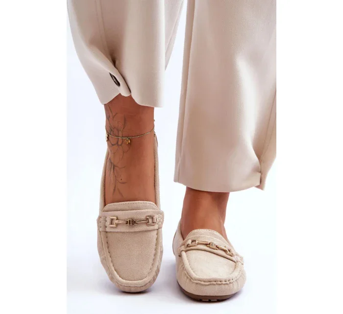 Dámske mokasíny FT247 / 181834 Light beige - Confly Dámske mokasíny FT247 / 181834 Light beige - Confly