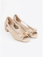 Praktické zlaté dámske topánky Obcas Praktické zlaté dámske topánky Obcas