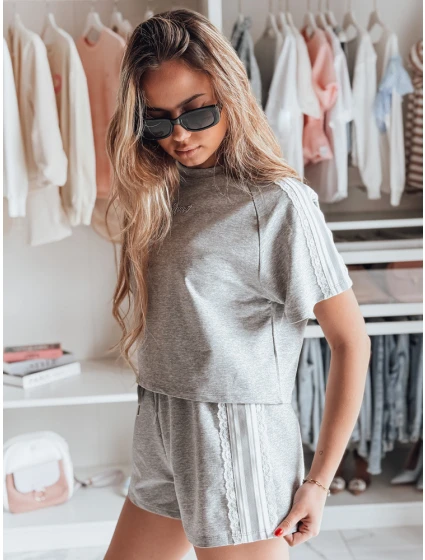Dámska tepláková súprava LOVE SPORT sivá FashionStreet AY1137 Dámska tepláková súprava LOVE SPORT sivá FashionStreet AY1137