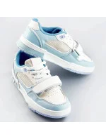 Svetlo modro-biele dámske dvojbaravné tenisky "adidasky" (AD-585) Svetlo modro-biele dámske dvojbaravné tenisky "adidasky" (AD-585)
