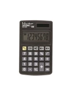 Vrecková kalkulačka Vector DK-055, čierna