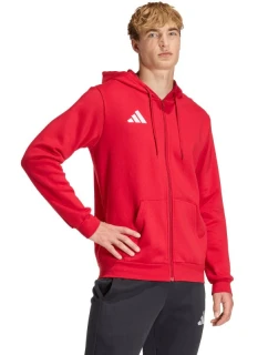 Pánska mikina adidas Entrada 26 FZ Hoody červená KF5944 pánska