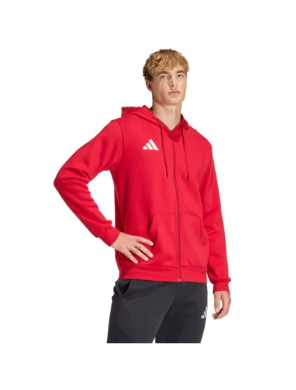 Pánska mikina adidas Entrada 26 FZ Hoody červená KF5944 pánska