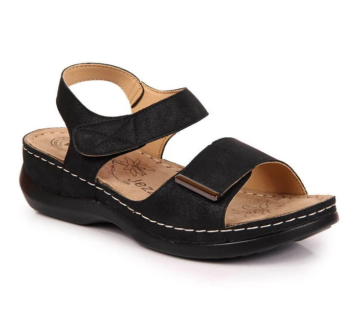 Sandály na podpatku W model 22112771 černé eVento - Inny