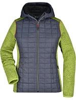 JN Dámská pletená hybridní bunda 02.0 kiwi melange/anthracite melange model 22528901 - Daiber JN Dámská pletená hybridní bunda 02.0 kiwi melange/anthracite melange model 22528901 - Daiber