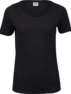 TJ 450 Dámské elastické tričko model 22497078 black - Tee Jays