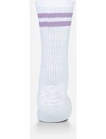 Mr. Socks L 05004 Tenisové ponožky "Basic" 88.5004 white/lilac Mr. Socks L 05004 Tenisové ponožky "Basic" 88.5004 white/lilac