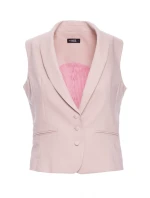 model 21136097 Džínová vesta béžová - Moe