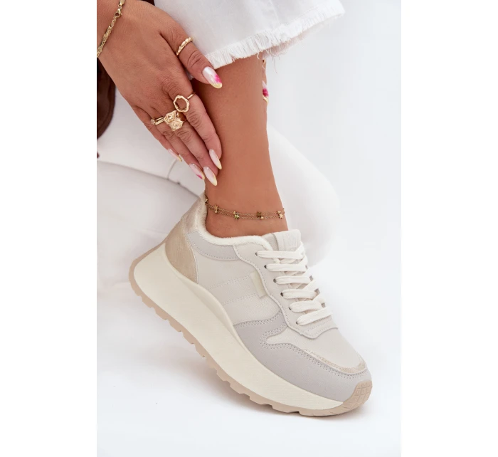 Dámske kožené tenisky Big Star HI-POLY SYSTEM - biele Dámske kožené tenisky Big Star HI-POLY SYSTEM - biele