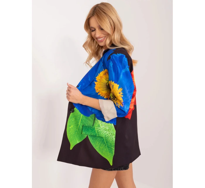 Dámské sako DHJ MA 18525 model 20985395 Černá mix vzor - FPrice