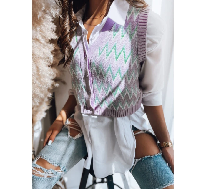 Dámská vesta lila Dstreet model 21969140 - FashionStreet