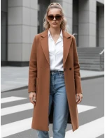Dámský dlouhý velbloudí kabát oversize Dstreet model 21981928 - FashionStreet