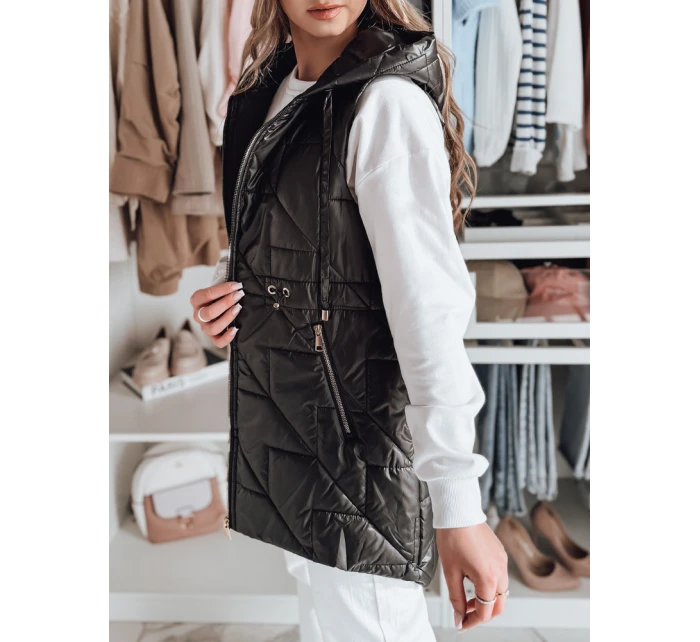 Dámská přechodná prošívaná vesta černá Dstreet model 21984410 - FashionStreet