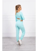 Souprava s halenkou v barvě mint Souprava s halenkou v barvě mint