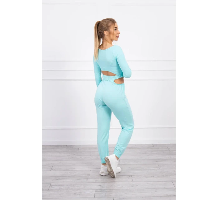 Souprava s halenkou v barvě mint Souprava s halenkou v barvě mint