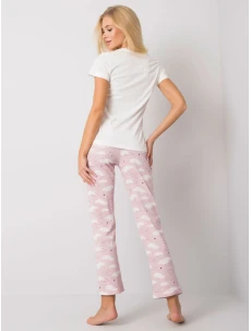 Pyžamo BR PI 3256 biele a ružové