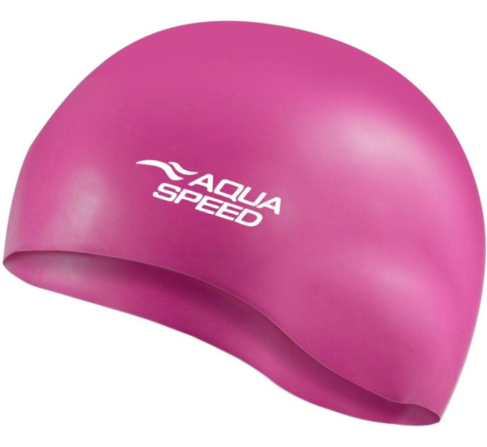AQUA SPEED Plavecká čiapka Mono Dark Pink Pattern 29