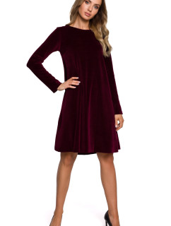Made Of Emotion Dress M566 Maroon