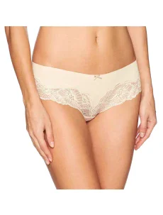 Nohavičky O77E10MC00P-B204 béžová - Guess