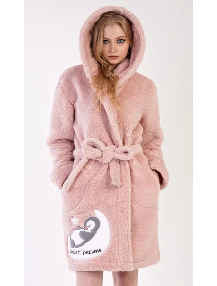 Dámsky župan krátky s kapucňou Sweet dreams
