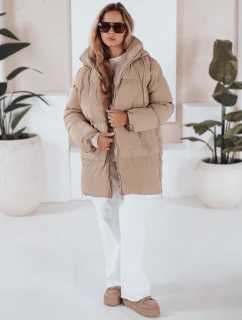 Dámska prešívaná bunda LETLIS beige FashionStreet TY3247