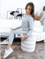 MILIAN dámská tepláková souprava světle šedá Dstreet model 21967780 - FashionStreet