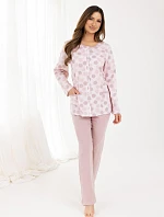Pyžamo Regina 710 long/r M-XL Z25/26 dámske nezapínané