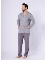 Pyžamo long/r M2XL rozepínací model 21955083 - HOTBERG Pyžamo long/r M2XL rozepínací model 21955083 - HOTBERG