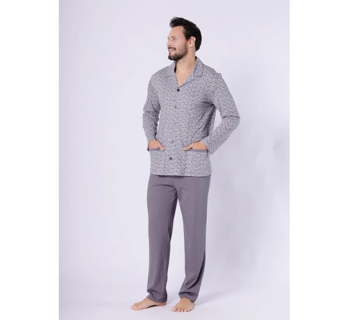 Pyžamo long/r M2XL rozepínací model 21955083 - HOTBERG Pyžamo long/r M2XL rozepínací model 21955083 - HOTBERG