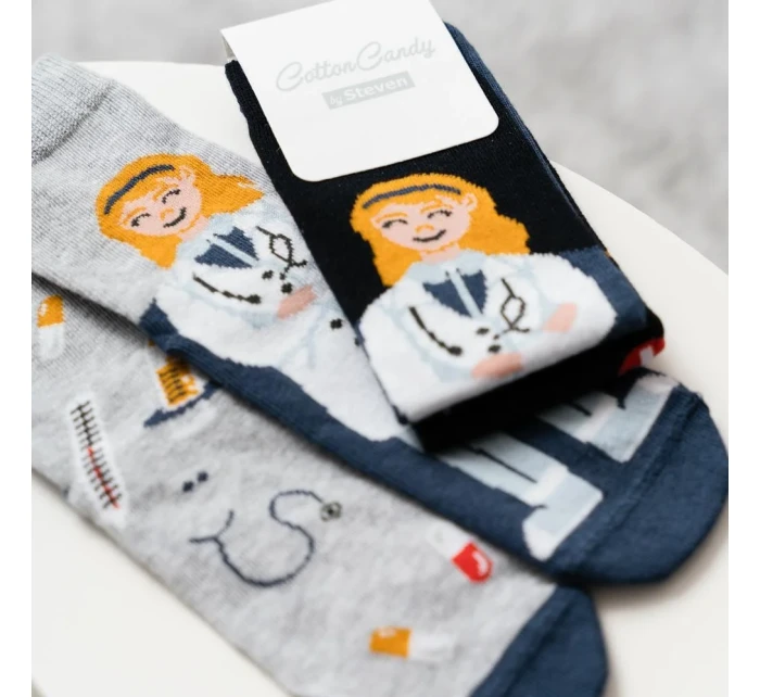 Ponožky Steven art.014 Dievča asymetrické 26-34 Ponožky Steven art.014 Dievča asymetrické 26-34