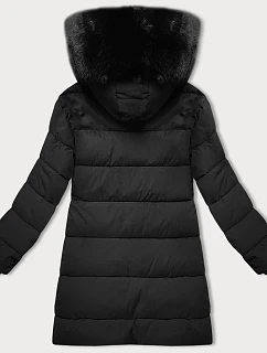 Dámska zimná bunda s kapucňou J Style čierna (16M9192-392)