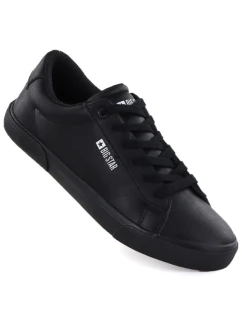 Pánské nízké tenisky z eko kůže černé model 21906594 - Big Star