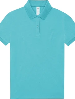 B&C My Polo 180 /women Dámske polo tričko z piké 01.W461 meta turquoise