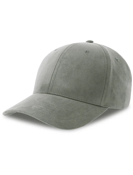 Atlantis Headwear Fam-S 6-panelová čiapka s semišovým vzhľadom 33.0271 šedá Atlantis Headwear Fam-S 6-panelová čiapka s semišovým vzhľadom 33.0271 šedá