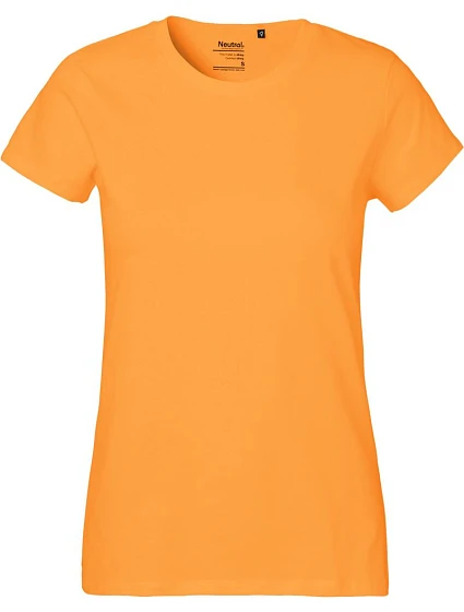 Neutral O 80001 Dámske tričko z hrubej bio bavlny 77.8001 okay orange