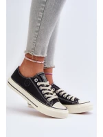 Nízké Dámské Tenisky Big Star model 21654809 Černé - Big Star Shoes Nízké Dámské Tenisky Big Star model 21654809 Černé - Big Star Shoes