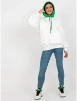 Mikina EM BL 696.68 bielo zelená Mikina EM BL 696.68 bielo zelená