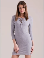 Šaty CZ SK 1410.52 svetlo šedá