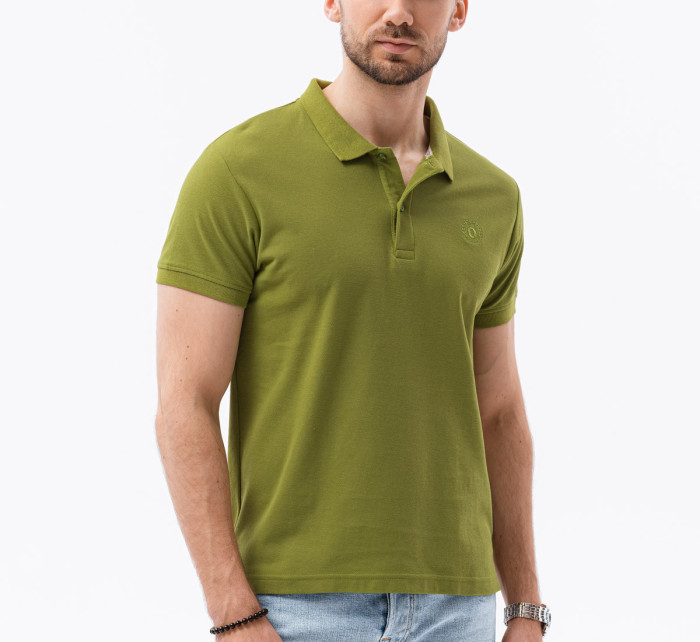 Ombre Polo tričká S1374 V Zelená