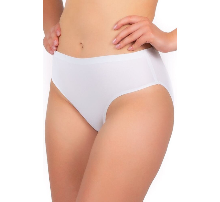 Bezšvové nohavičky Maxi Bikini biele