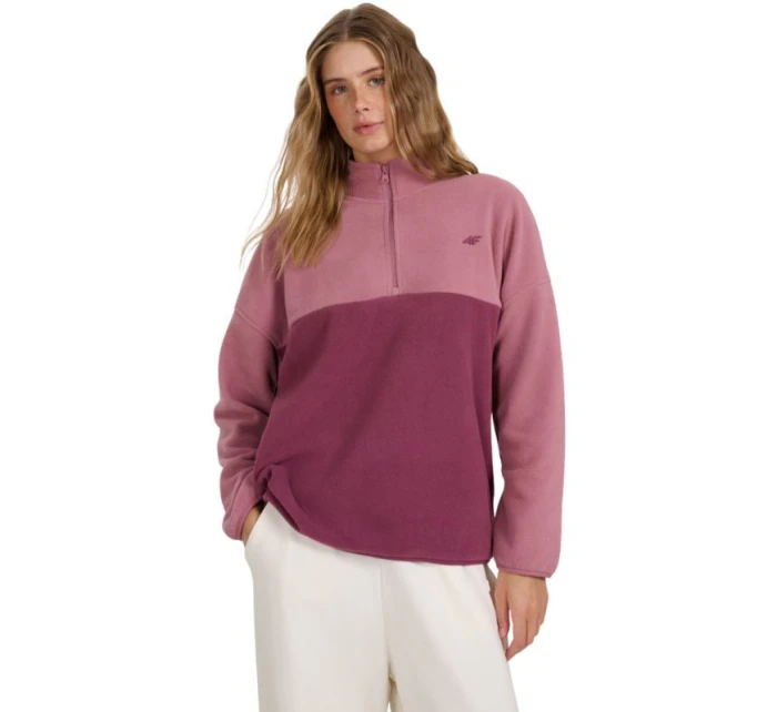 Fleecová mikina s kapucňou 4F W 4FWAW25TFLEF421 53S