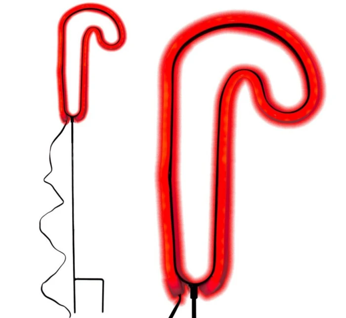 NEON LASKA HOLIDAY 79 LED BATÉRIA 12,5x93,5 cm LUCA