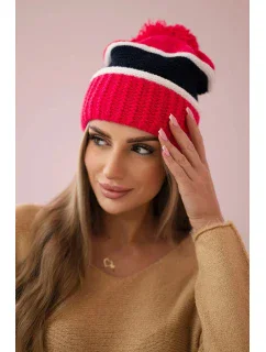 Kinga dámska čiapka K297 pink neon+green