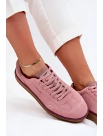 Semišové Dámské Tenisky Daniel  Růžové model 21703337 - Daniel Lopez Just Dare