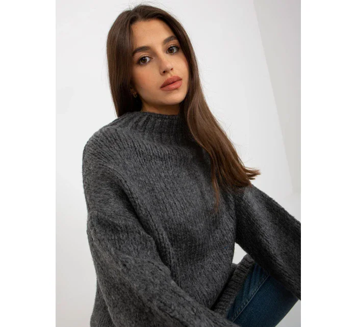 Dámsky sveter LC SW 3018.97P tmavo šedý