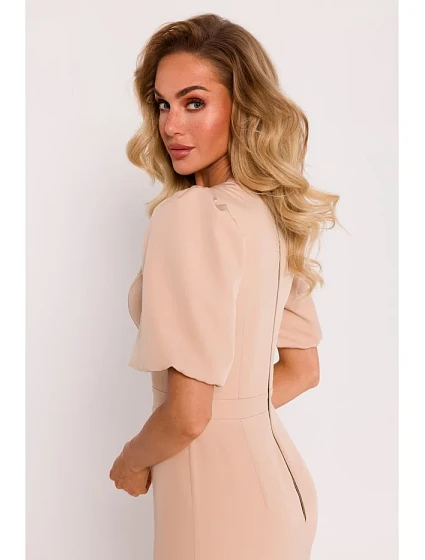 Šaty  béžové model 19660694 - Moe