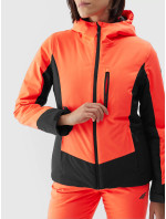 Dámska lyžiarska bunda membrána 5000 4FAW23TJACF121-63N oranžová - 4F